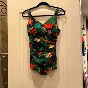 ROXANNE BATHING SUIT MULTI FLOWER